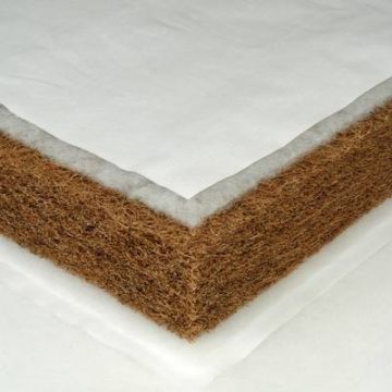 Saltea Cocos integral 120x60x10 cm cu husa detasabila Beberoyal