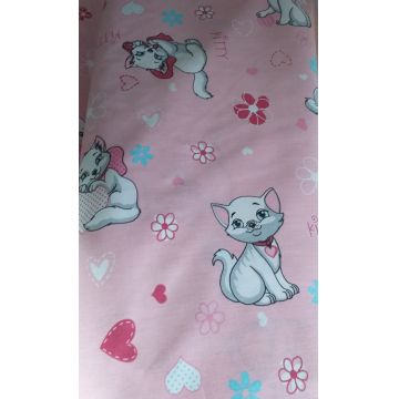 Paturica dubla de vara bebelusi DeLuxe 98x78 cm Pisici