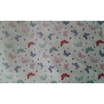 Paturica dubla de vara bebelusi DeLuxe 98x78 cm fluturasi