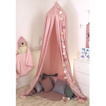 Baldachin suspendat multifunctional pentru copii Pure Rose bumbac 250x320 cm