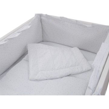 Lenjerie Little Stars Verde 4 piese 120x60