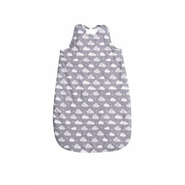 Sac de dormit de primavaravara 85 cm bumbac ranforce Clouds Grey