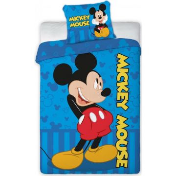 Set lenjerie pat copii Mickey Mouse 100x135 + 40x60 SunCity FRA576470