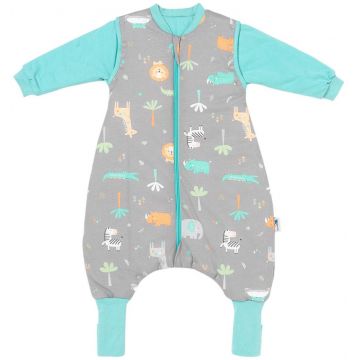 Sac de dormit cu picioruse si maneca lunga detasabila Safari 6-12 luni 3.5 Tog