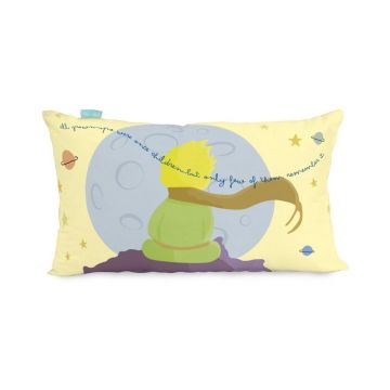 Față de pernă din bumbac cu 2 fețe Mr. Fox Le Petit Prince, 50 x 30 cm