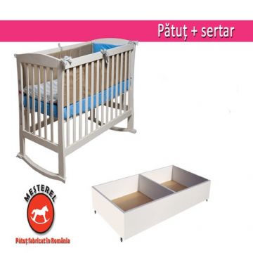 Patut balansoar Mos Ene cu sertar Patut balansoar Mos Ene cu sertar