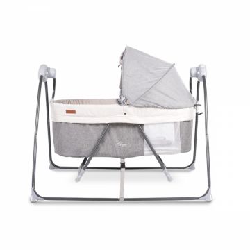 Patut si leagan electric 2 in 1 Cangaroo Aliya Grey