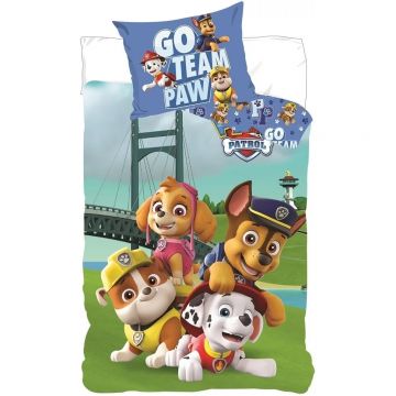 Set lenjerie pat copii Paw Patrol Go Team 100x135 + 40x60 SunCity