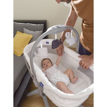 Cosulet multifunctional 4 in 1 Chicco Baby Hug Air White Snow 0 luni+