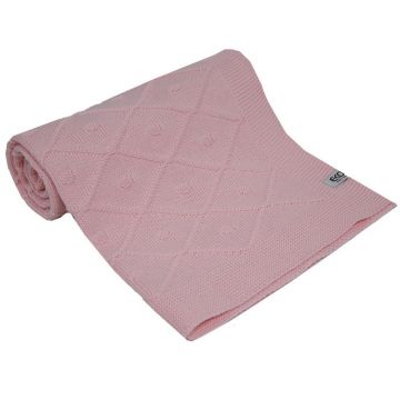 Paturica din bumbac Eko 80x100 cm carouri pink Paturica din bumbac Eko 80x100 cm carouri pink