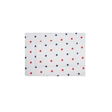 Perna slim, stelute albastre si rosii, 37x28cm