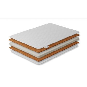 Saltea pentru copii Cocos Spuma T18 Cocos cu husa detasabila bumbac 120X60X10 cm