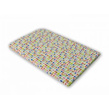 Set cearceafuri Mozaic KidsDecor cu elastic din bumbac 60 x 120 cm