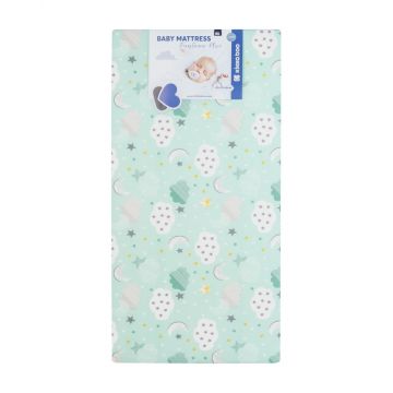 Saltea cu husa detasabila KikkaBoo Fantasia Plus 120x60x8cm Clouds Mint Saltea cu husa detasabila KikkaBoo Fantasia Plus 120x60x8cm Clouds Mint