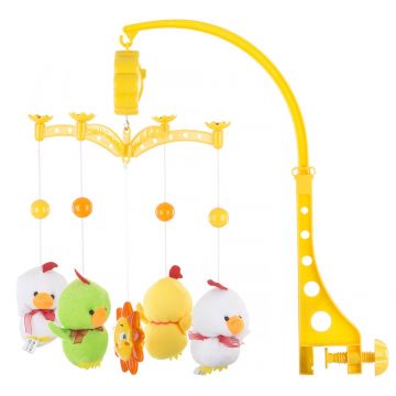 Carusel muzical pentru patut Chipolino Two white Ducks