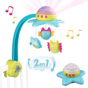 Carusel muzical Smoby Cotoons Star 2 in 1
