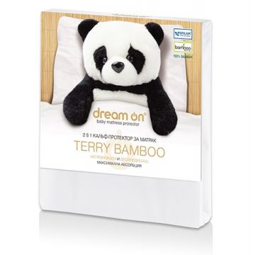 Protectie impermeabila pentru saltea 60x120cm Terry Bamboo Baby