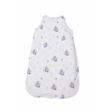 Sac de dormit de iarna 95 cm bumbac ranforce Aeroplane Blue