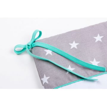 Aparatoare interioara pentru patut 180x30 cm Grey Stars