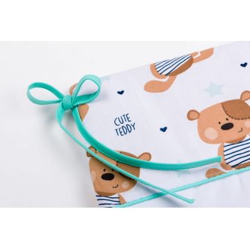 Aparatoare interioara pentru patut 180x30 cm Teddy Bear