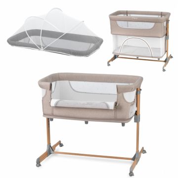 Co-sleeper Momi smart bed 4 in 1 beige