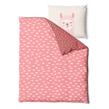 Lenjerie din bumbac pentru copii Bonami Selection Lama, 100 x 135 cm Lenjerie din bumbac pentru copii Bonami Selection Lama, 100 x 135 cm