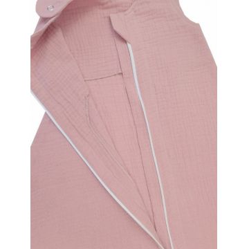 Sac de dormit din Muselina Blushing pink 60 cm