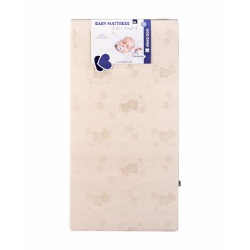 Saltea cu husa detasabila KikkaBoo Extra Comfort 120x60x12cm Bear Bej