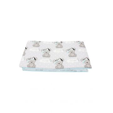 Set 2 aparatori, Prichindel, Boy, verso turcoaz, 120x60 cm
