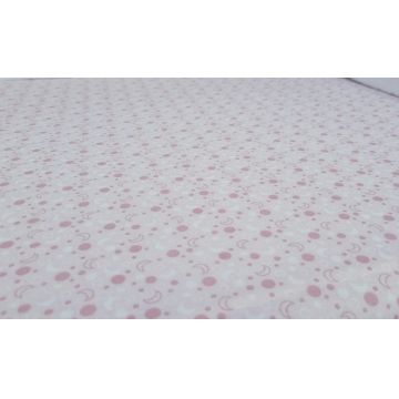 Set cearceafuri Pink Moon KidsDecor cu elastic din bumbac 60x120 cm