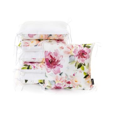 Apărătoare pentru pătuț 35 cm Watercolor Flowers – T-TOMI