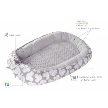 Babynest 2 in 1 din bumbac Minky Miki