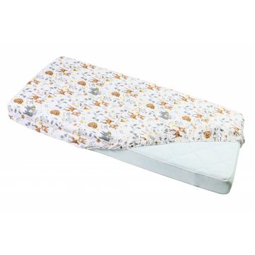 Cearceaf cu elastic 120x60 cm Fawn