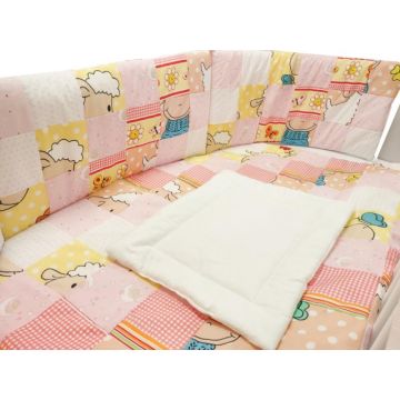 Lenjerie Mini Patratel multicolor girl 4 piese 120x60