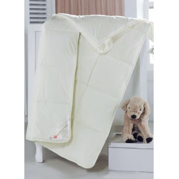 Pilota de pat pentru copii din 100% bumbac, 95x145 cm, Cotton Box Kids, ecru