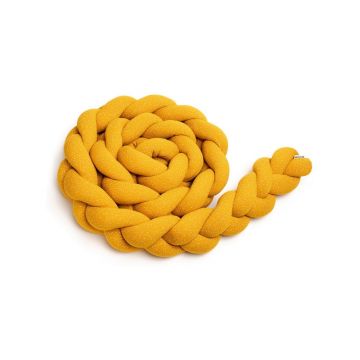 Protecție tricotată din bumbac T-TOMI, lungime 180 cm, galben muștar