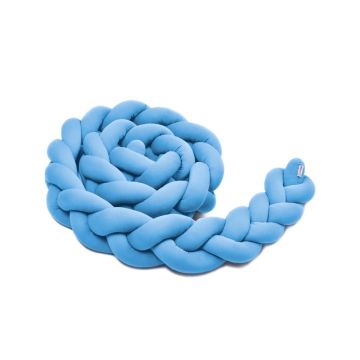 Protecție tricotată din bumbac T-TOMI, lungime 220 cm, albastru