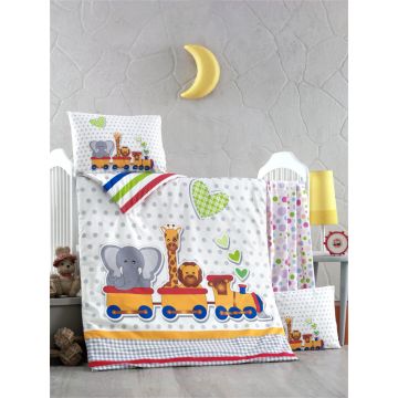 Set lenjerie 6 piese Bumbac Ranforce Madagascar