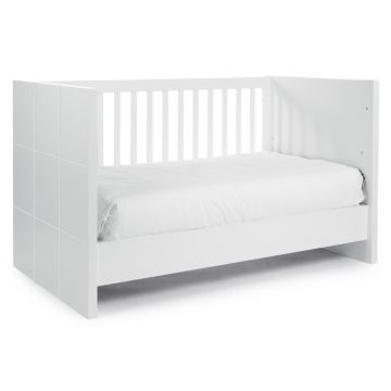 Patut Childhome Quadro White 70x140 cm MDF Alb