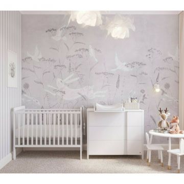 Patut YappyUno din lemn 120x60 cm alb YappyKids