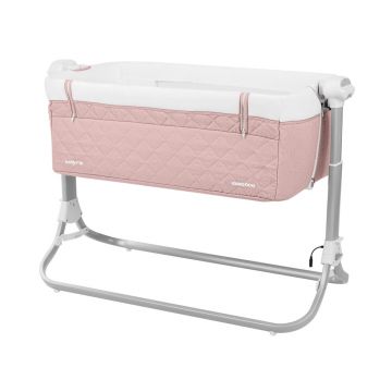 Patut co-sleeper KikkaBoo si leagan electric Sway me Pink