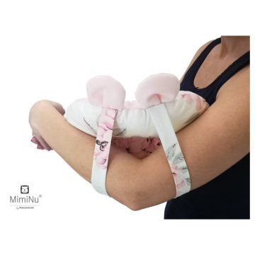 Perna bebelusi MimiNu multifunctionala Ursulet Minky Lulu rose