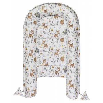 Set 5 in 1 Babynest Minky Grey Fawn