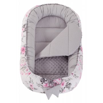 Babynest 2 in 1 din bumbac Minky Dream Catchers Pink