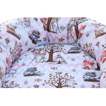 Babynest Decoriciu Forest pink