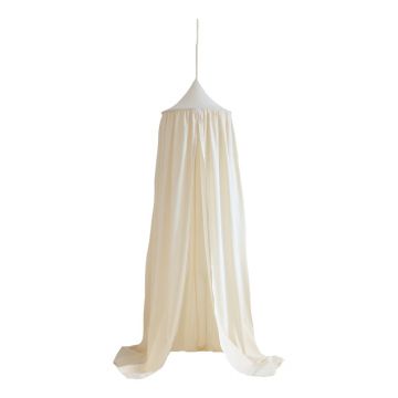 Baldachin din bumbac bej Raw Cotton - Moi Mili
