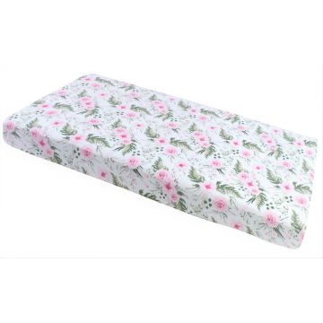 Cearceaf cu elastic 120x60 cm Roses