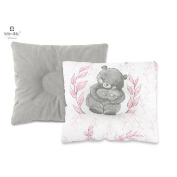 Perna bebelusi profilata MimiNu cu doua fete 23x26 cm Velvet Lulu Rose