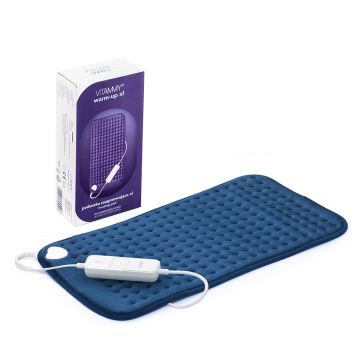 Perna cu incalzire electrica Vitammy Warm-up XL, 30 x 60 cm bleumarin