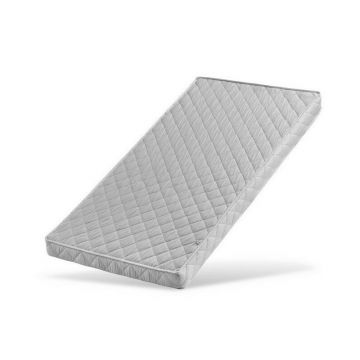 Saltea pentru bebe, Cocos Spuma Cocos cu husa detasabila Bumbac, 127x63x11 cm